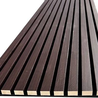 Akustiikkalevy 24x600x2440mm Walnus t.ruskea Akustiikkalevy 24x600x2440mm Walnus t.ruskea